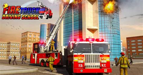 fire truck games|Fire Truck Driving School ️ Play on CrazyGames.